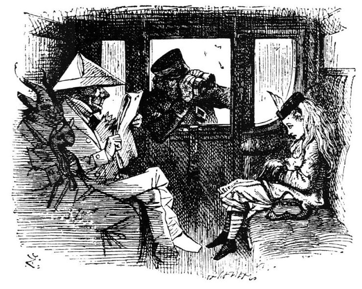 John Tenniel illustration for Through the Looking-Glass, and What Alice Found There
