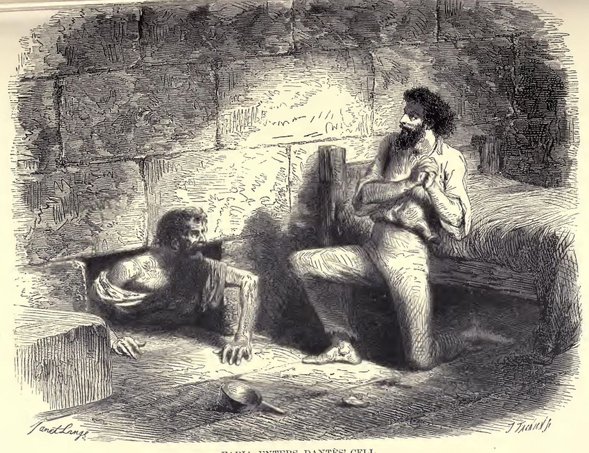 Illustration from The Count of Monte Cristo.